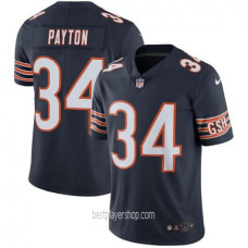 Walter Payton Chicago Bears Mens Game Team Color Navy Blue Jersey Bestplayer